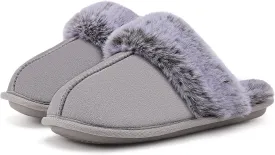 Slippers for Women Indoor,Fluffy Non-Slip Slippers for Men Indoor,Warm Cozy Comfy Ladies Bedroom House slippers for Women