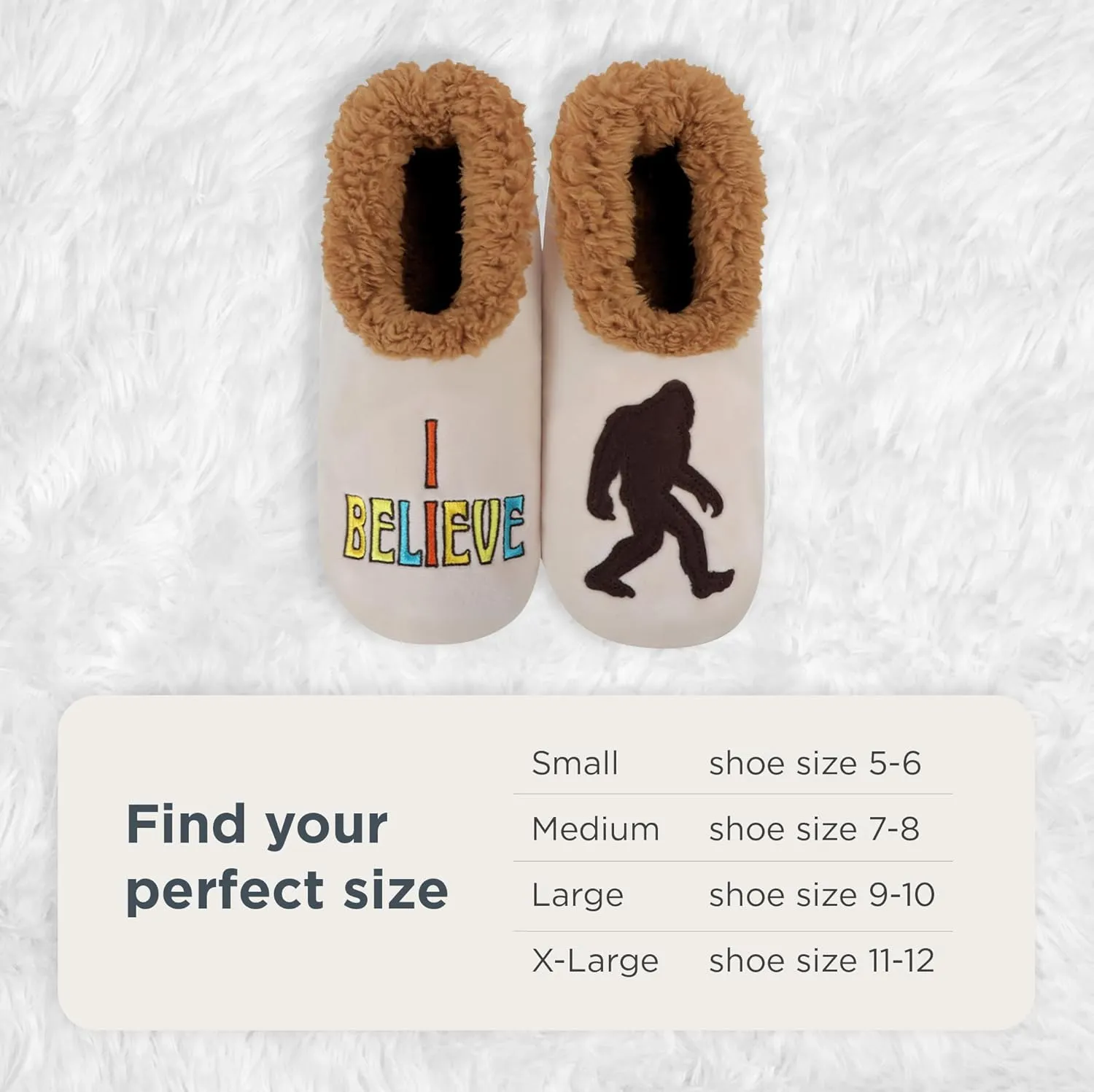 Snoozies Pairable Slipper Socks - Slippers for Women, Non-Slip Fuzzy Slipper Socks