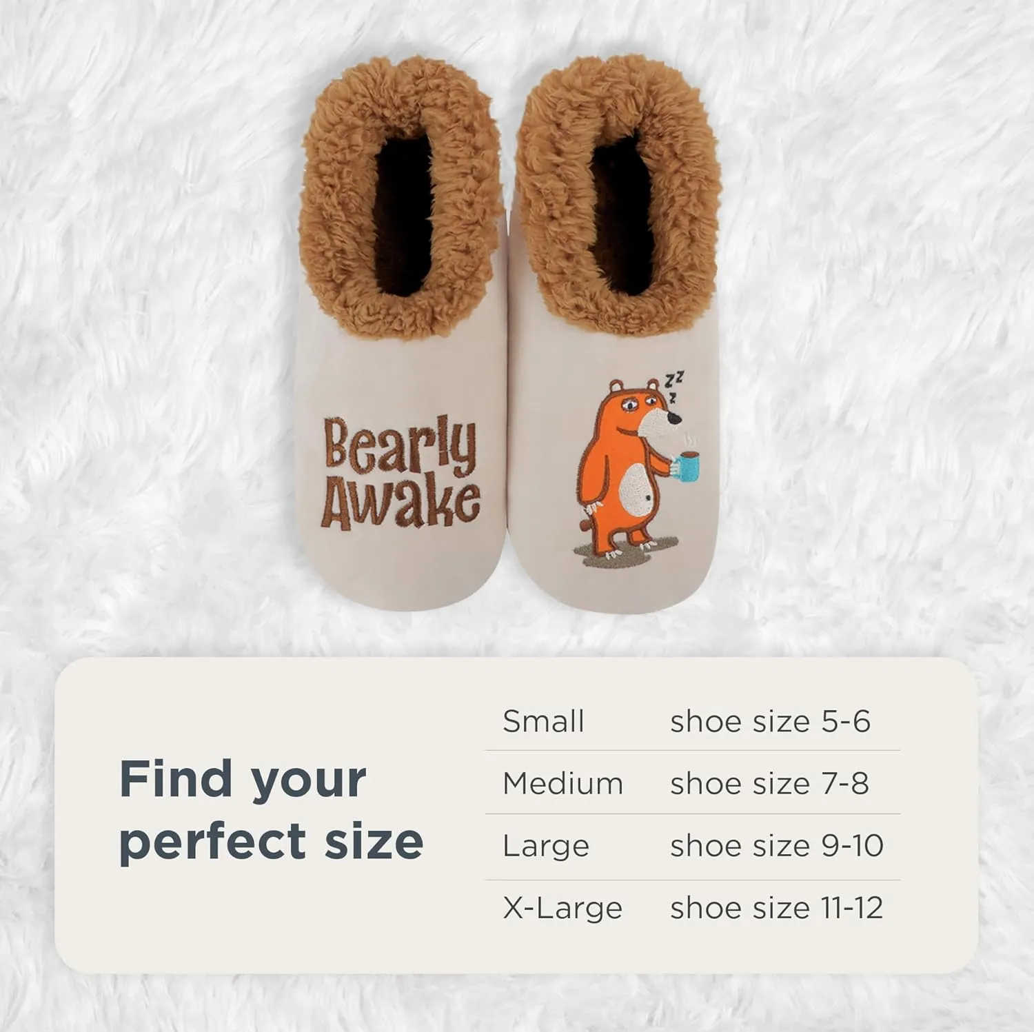 Snoozies Pairable Slipper Socks - Slippers for Women, Non-Slip Fuzzy Slipper Socks