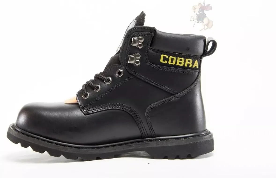 Soft Toe Work Boots for Men Cobra Boot, Men's Industrial & Construction Shoes, Comfortable, Non-slip Safety Shoes