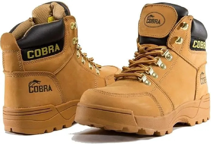 Soft Toe Work Boots for Men Cobra Boot, Men's Industrial & Construction Shoes, Comfortable, Non-slip Safety Shoes