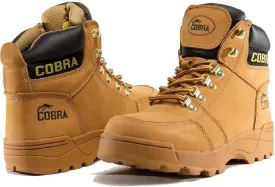 Soft Toe Work Boots for Men Cobra Boot, Men's Industrial & Construction Shoes, Comfortable, Non-slip Safety Shoes