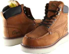 Soft Toe Work Boots for Men Cobra Boot, Men's Industrial & Construction Shoes, Comfortable, Non-slip Safety Shoes