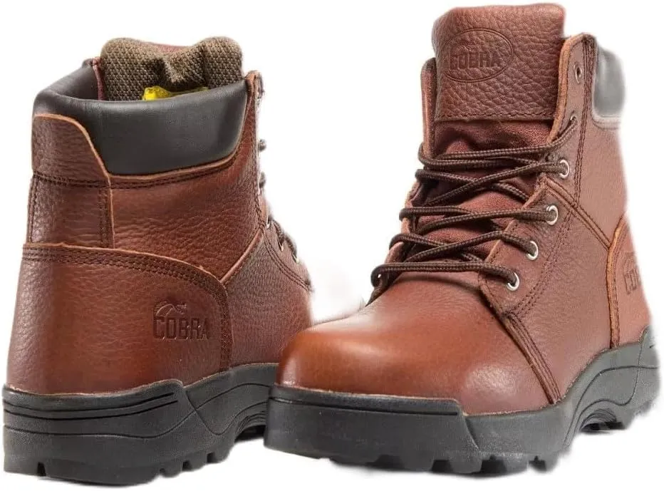 Soft Toe Work Boots for Men Cobra Boot, Men's Industrial & Construction Shoes, Comfortable, Non-slip Safety Shoes