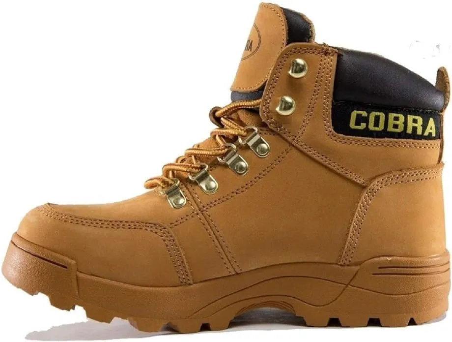 Soft Toe Work Boots for Men Cobra Boot, Men's Industrial & Construction Shoes, Comfortable, Non-slip Safety Shoes
