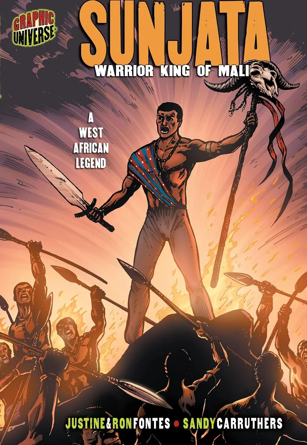 Sunjata: Warrior King of Mali [A West African Legend] (Graphic Myths and Legends) Paperback  January 1, 2009