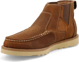 Twisted X Men's 4" Chelsea Wedge Sole Boot, Moc Toe