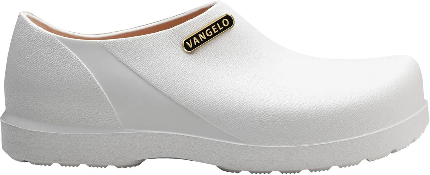 VANGELO Professional Slip Resistant Clog Waterproof Women Work Nurse Shoe Chef Shoe Carlisle Black Lime White Multicolor