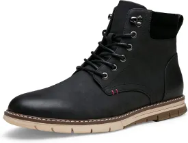 Vostey Boots for Men Casual Boots Fashion Waterproof Men's Motorcycle Shoes