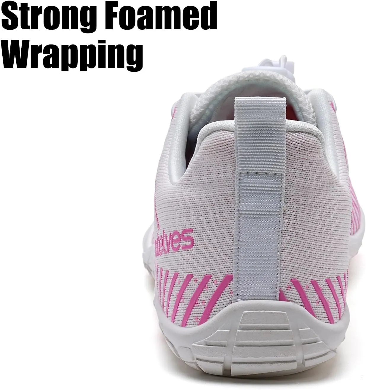 WateLves Barefoot Water Shoes Women Men Anti Slip Wide Toe Breathable Walking Shoes Minimalist Zero Drop Sneakers for Beach Travel Hiking