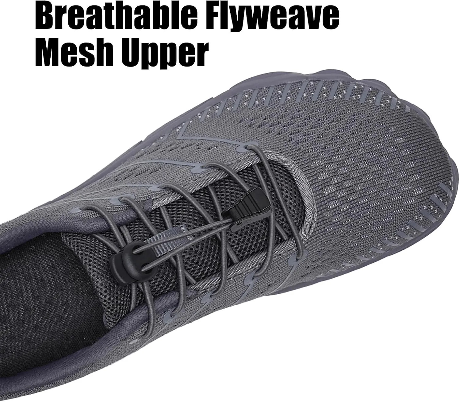 WateLves Barefoot Water Shoes Women Men Anti Slip Wide Toe Breathable Walking Shoes Minimalist Zero Drop Sneakers for Beach Travel Hiking