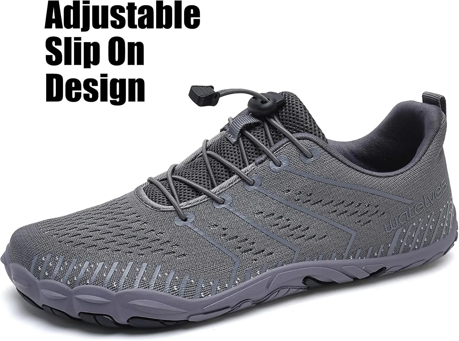 WateLves Barefoot Water Shoes Women Men Anti Slip Wide Toe Breathable Walking Shoes Minimalist Zero Drop Sneakers for Beach Travel Hiking