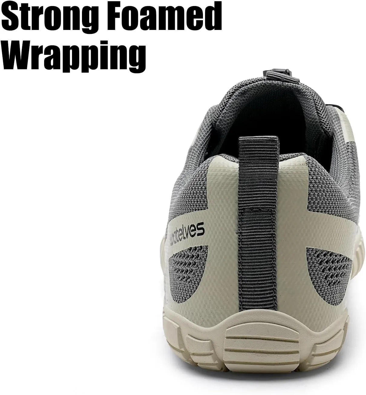 WateLves Barefoot Water Shoes Women Men Breathable Wide Width Toe Box Beach Walking Shoes Comfortable Slip On Minimalist Sneakers for Travel Hiking