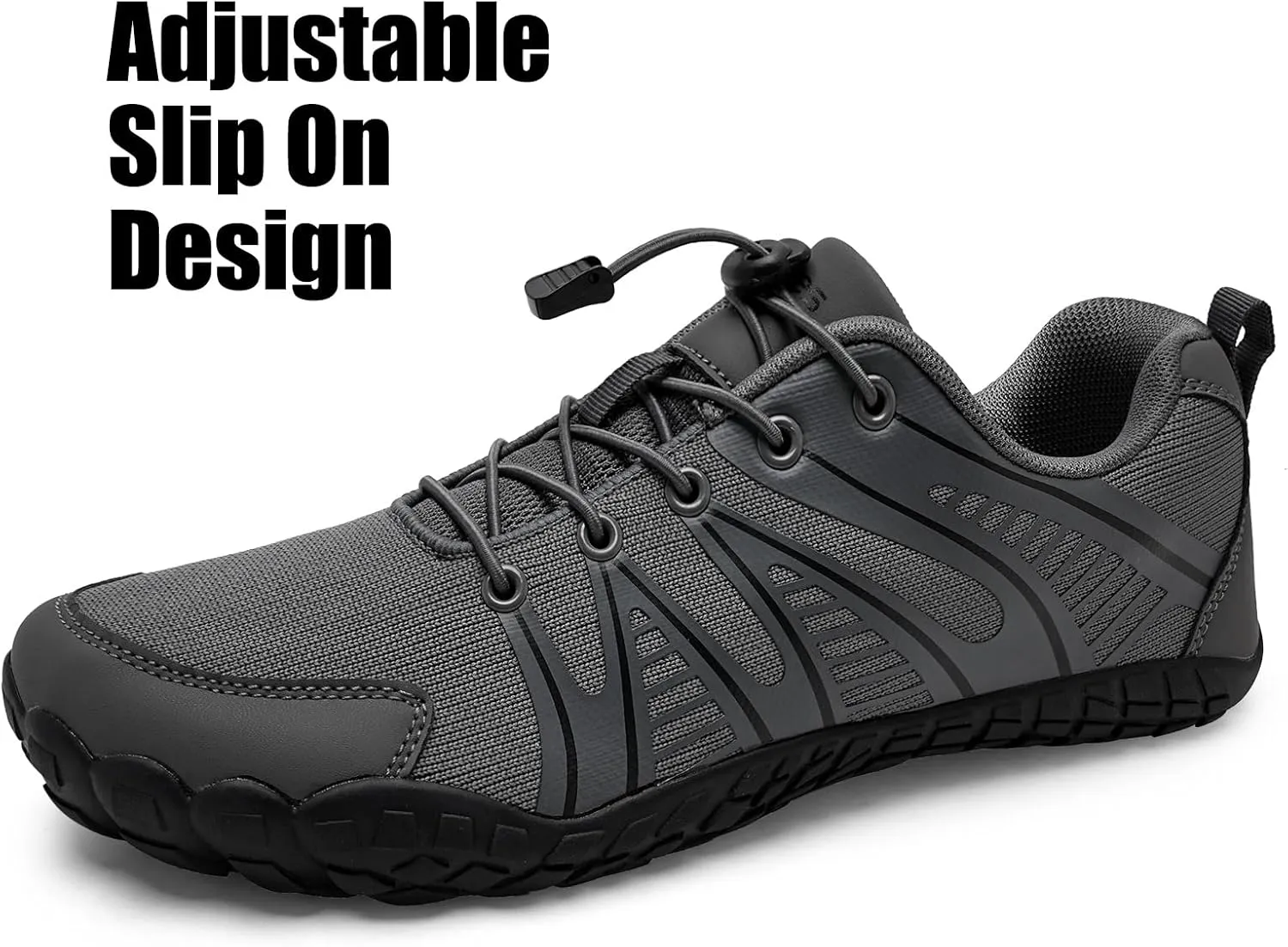 WateLves Barefoot Water Shoes Women Men Breathable Wide Width Toe Box Beach Walking Shoes Comfortable Slip On Minimalist Sneakers for Travel Hiking