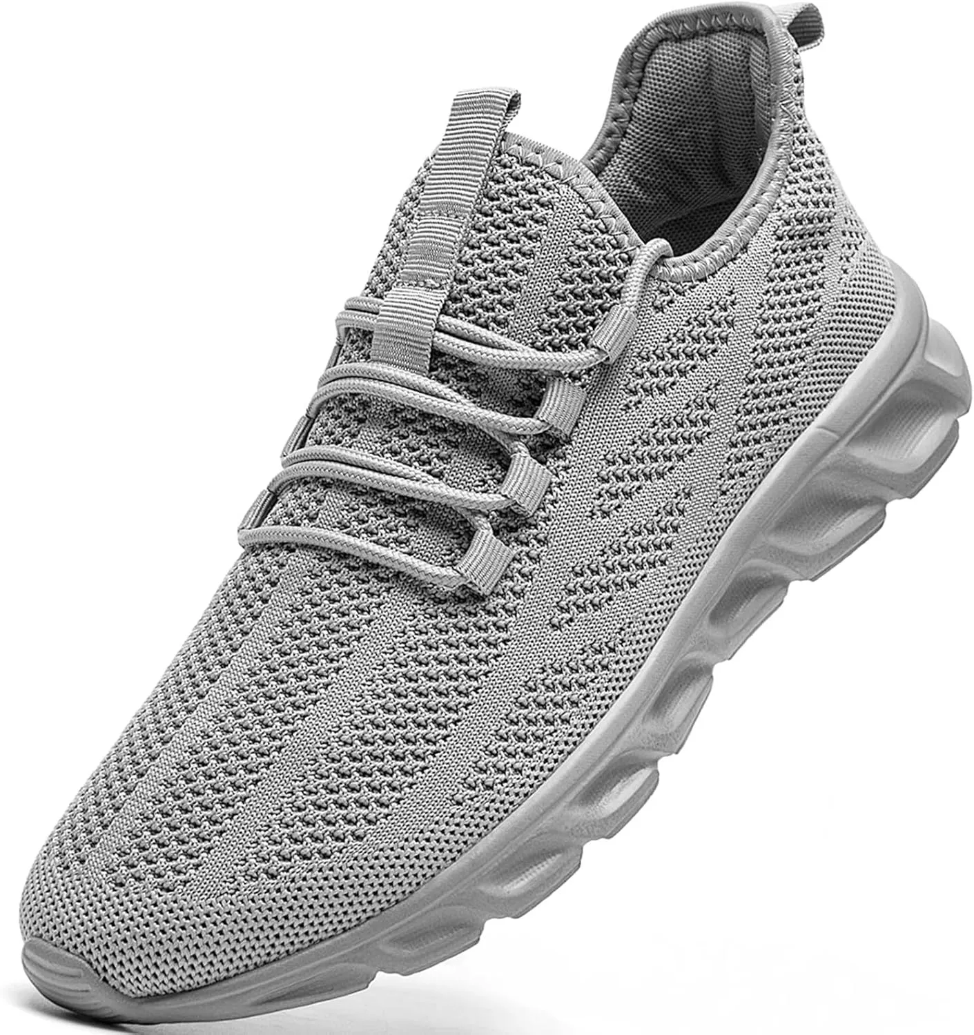 WCIDFY Mens Running Shoes Mesh Breathable Tennis Shoes Lightweight Walking Sneakers Comfortable for Gym