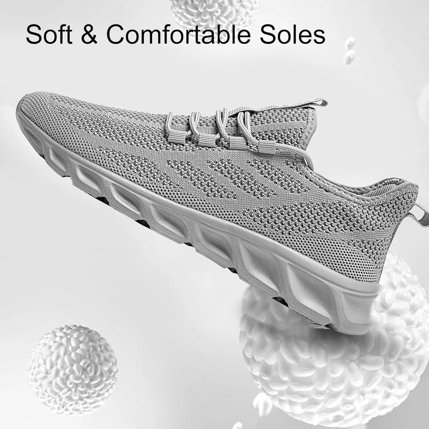 WCIDFY Mens Running Shoes Mesh Breathable Tennis Shoes Lightweight Walking Sneakers Comfortable for Gym