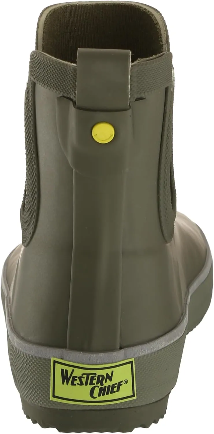 Western Chief Kids Element Chelsea Kid Friendly, Lightweight, Waterproof Rain Boot with Cozy Lining - Perfect Outdoor Boots for Boys and Girls