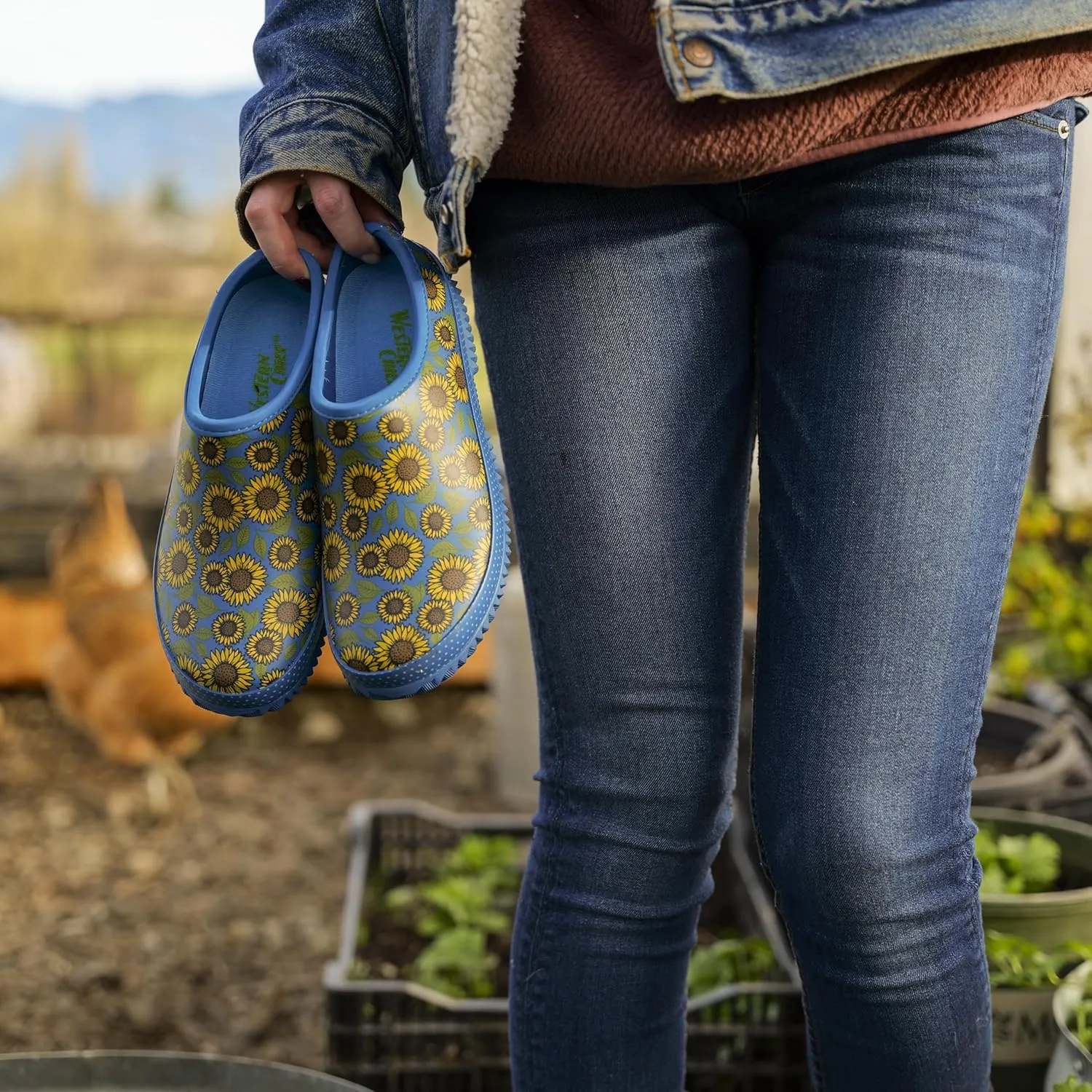 Western Chief Womens Waterproof Clog with Neoprene Lining and Rubber Outsole - Perfect for Garden and Outdoor Wear