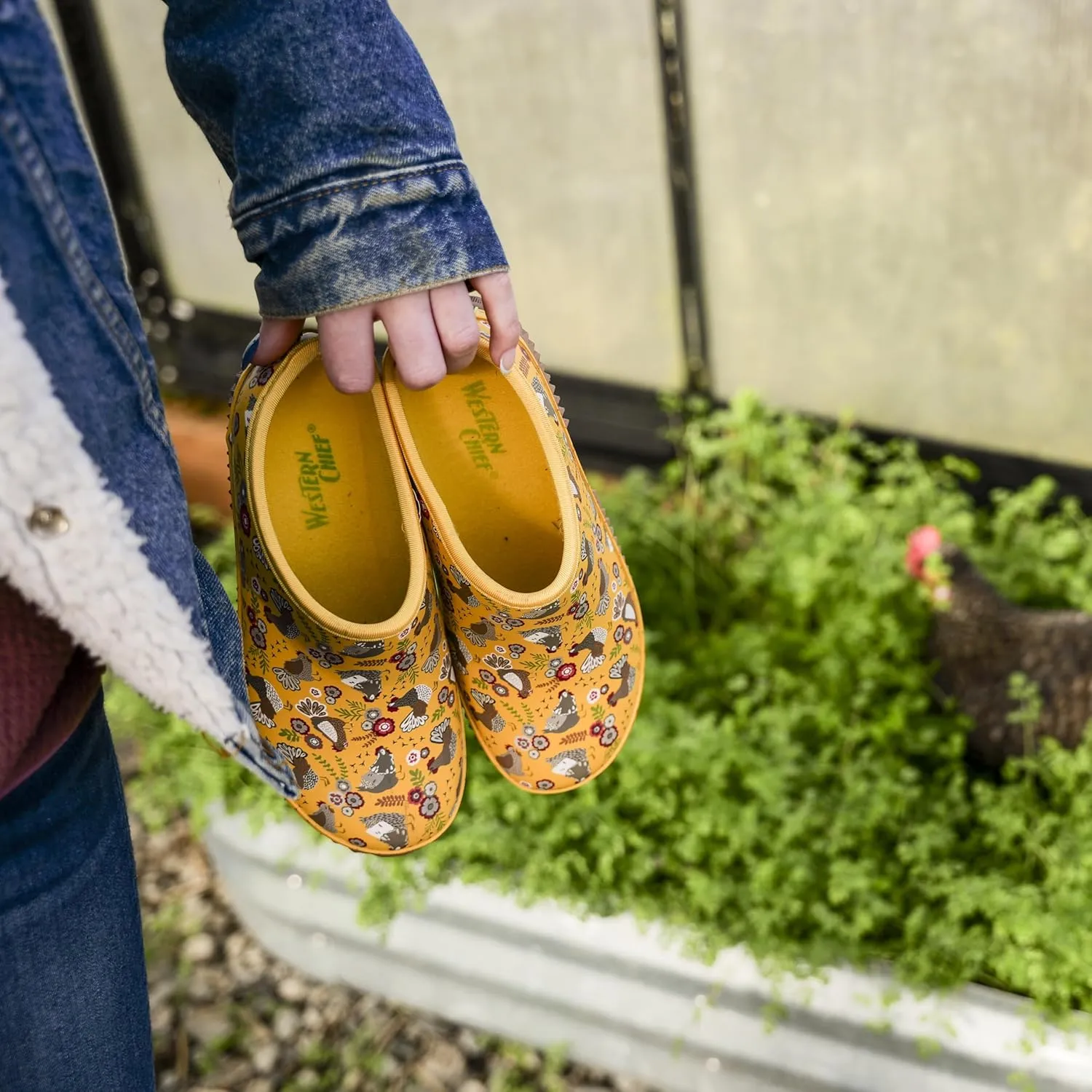Western Chief Womens Waterproof Clog with Neoprene Lining and Rubber Outsole - Perfect for Garden and Outdoor Wear