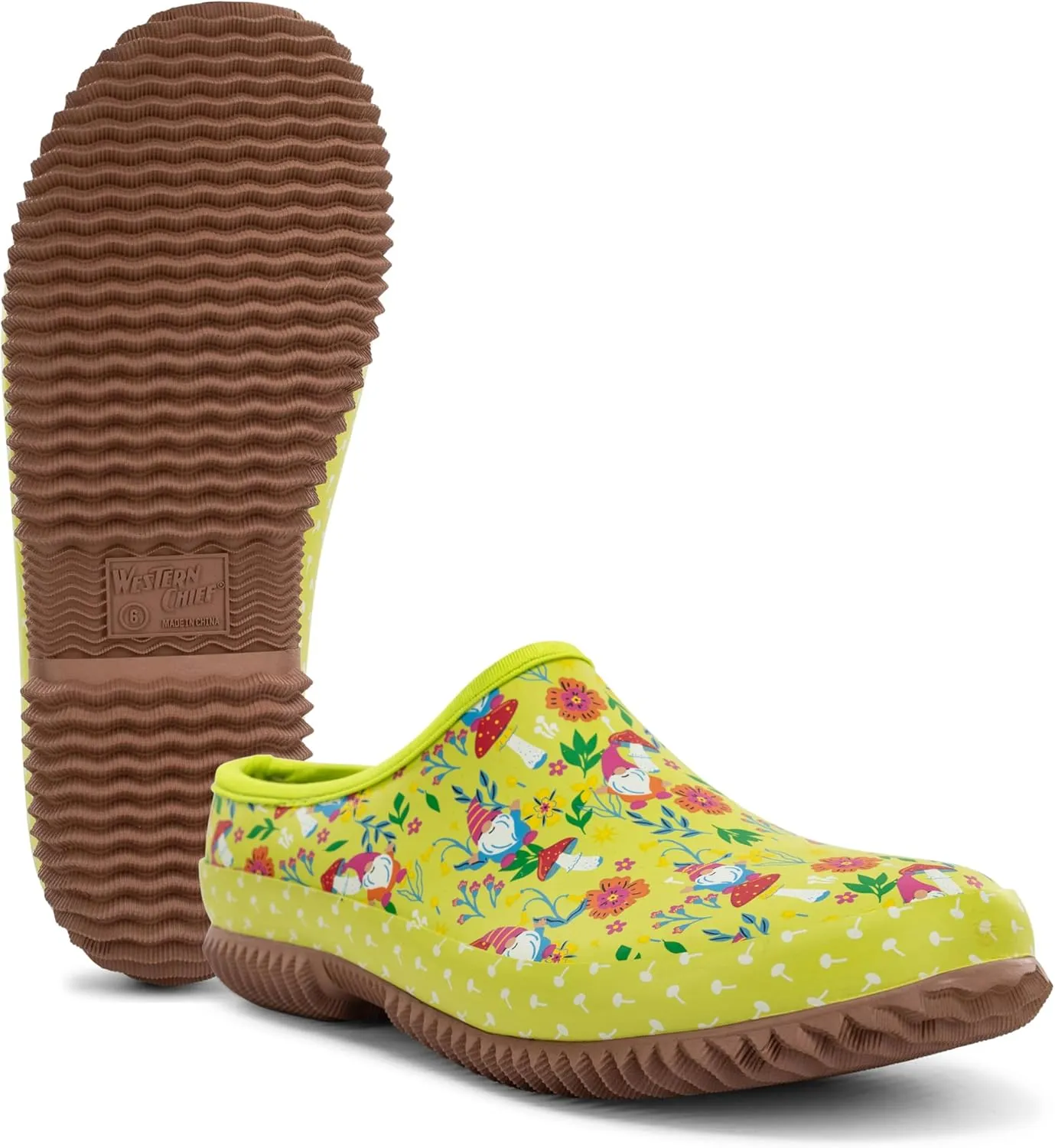 Western Chief Womens Waterproof Clog with Neoprene Lining and Rubber Outsole - Perfect for Garden and Outdoor Wear