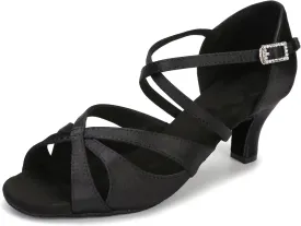 Women's Latin Dance Shoes Female's Ballroom Salsa Dance Shoes 2.5 3 Inch Heel